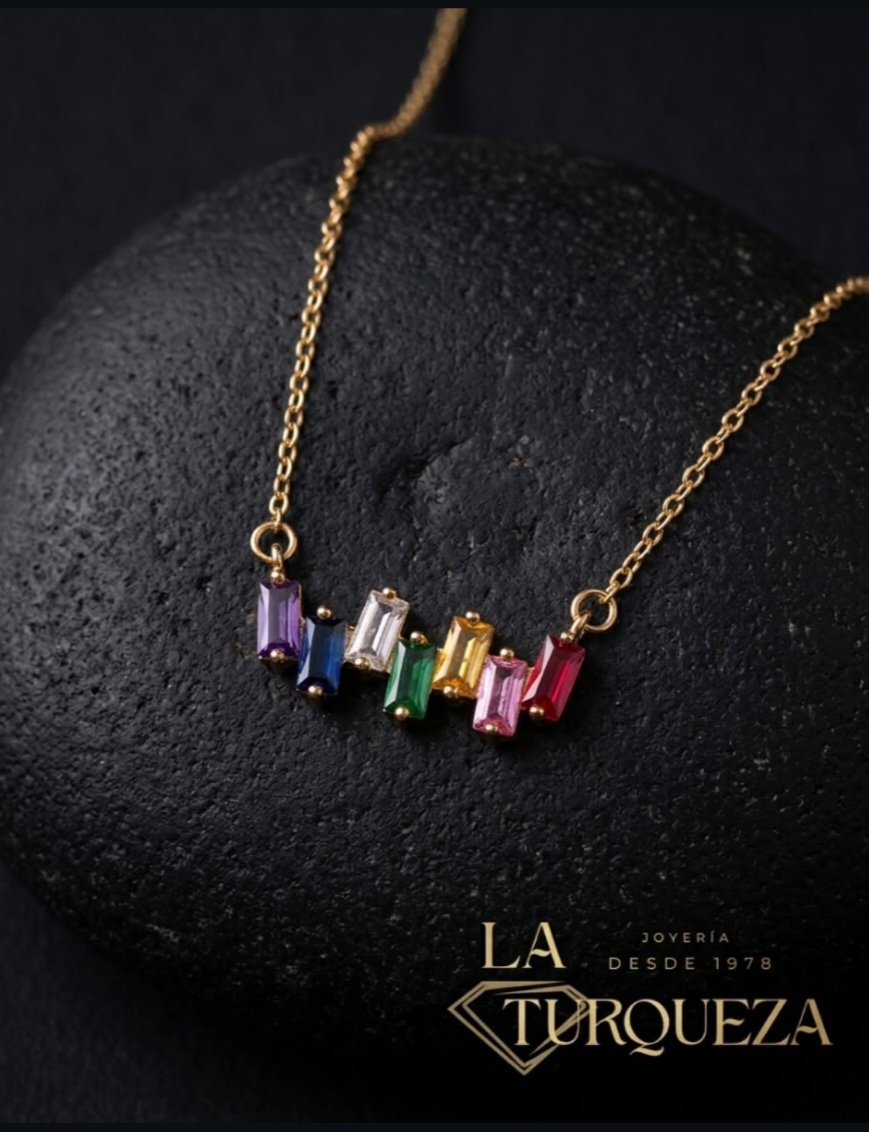 Collar oro 10k Colores